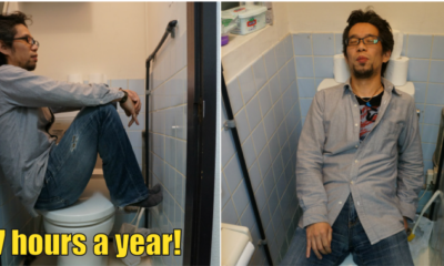 Research: Men Spend 7 Hours in a Year Hiding in Bathroom for Some Quiet Time - WORLD OF BUZZ