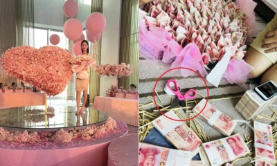 Sweet BF Makes Gifts for GF Using RM200,000 Cash, Bank Blames Him for Ruining Currency - WORLD OF BUZZ