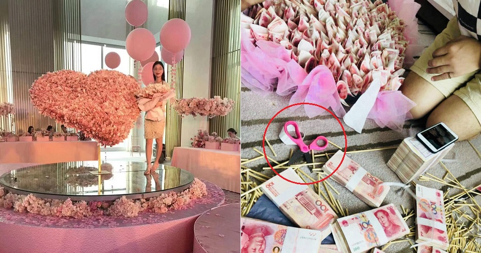 Sweet BF Makes Gifts for GF Using RM200,000 Cash, Bank Blames Him for Ruining Currency - WORLD OF BUZZ