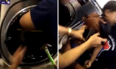 3yo Boy Gets Trapped Inside Washing Machine At Laundrette in Rawang - WORLD OF BUZZ 7