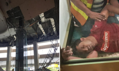 Foreign Worker Falls 12 Metres & Suffers Head Injuries After Ceiling of Hilton KL Collapses - WORLD OF BUZZ 14