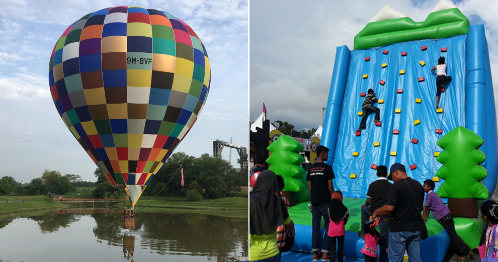 No Weekend Plans? Join This Shah Alam Event For Hot Air Balloons, Inflatable Rock Climbing and More! - WORLD OF BUZZ