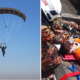 Policeman Faints Mid-Air During Parachute Training in Taiping, Falls on House Roof - WORLD OF BUZZ 1