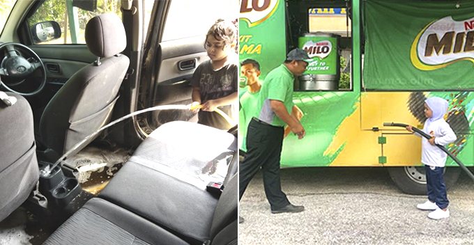 You Won't Believe How MILO Responded to The Girl Who Flooded Mom's Car Over Spilt MILO - WORLD OF BUZZ