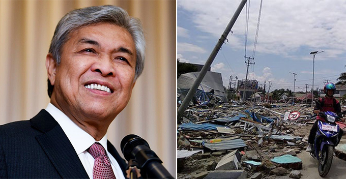 Zahid Says Earthquake in Indonesia Was God's Punishment for LGBT, Worries About M'sia - WORLD OF BUZZ