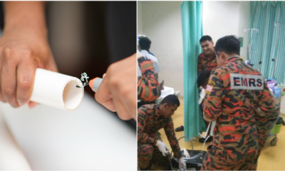 Bomba rescues 60yo Man Whose Private Parts Got Stuck In PVC Pipe For Two Days - WORLD OF BUZZ 2