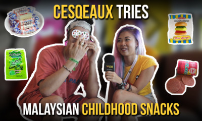 Cesqeaux Tries Malaysian Childhood Snacks - WORLD OF BUZZ