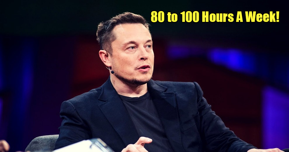 Elon Musk Says Employees Should Work 80 to 100 Hours Per Week to "Change The World" - WORLD OF BUZZ 1