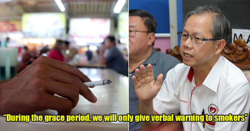 MOH: Smokers Will Get 6 Months Grace Period Before Ban is Strictly Enforced At Eateries - WORLD OF BUZZ