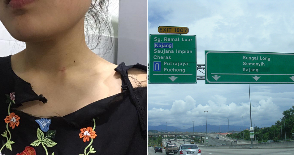 M'sian Lady Robbed By 7 Men on Kajang Highway After She Fell For Their Staged Accident - WORLD OF BUZZ