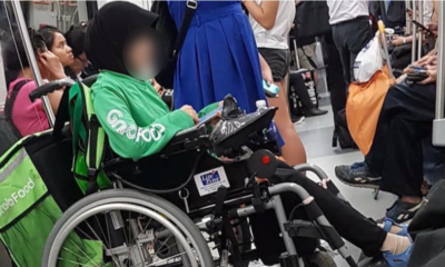 Netizens Praise Wheelchair-bound Food Delivery Woman For Her Determination In Doing Her Work - WORLD OF BUZZ