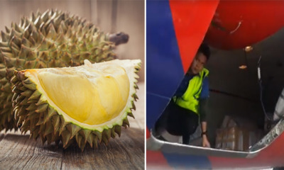 Passengers Couldn't Tahan the 'Unpleasant' Smell of Durian, Causes 1 Hour Flight Delay - WORLD OF BUZZ