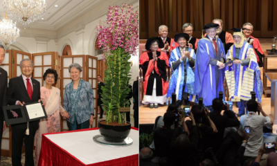 Singapore Named A Species of Orchid After Tun M & Wife, NUS Honours Them With Award - WORLD OF BUZZ 2