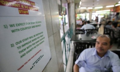 This Ipoh Restaurant Put Up Signs Asking Rude and Racist Customers To Behave - WORLD OF BUZZ