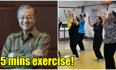 Tun M: Bosses Should Allocate 15 Mins Every Day for Employees to Exercise - WORLD OF BUZZ