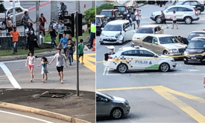 WATCH: Gun Shots Heard At NSK Kuchai In An Apparent Robbery Attempt - WORLD OF BUZZ 1