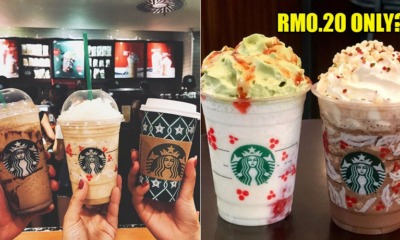 You Can Enjoy a Second Cup of Starbucks Frap For Just 20 sen on 20th December! - WORLD OF BUZZ