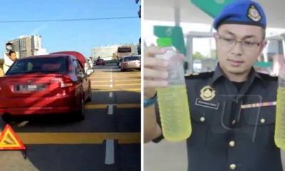 20 Cars Damaged by Fuel-Water Mix-up at Petronas Solaris Besraya Station - WORLD OF BUZZ