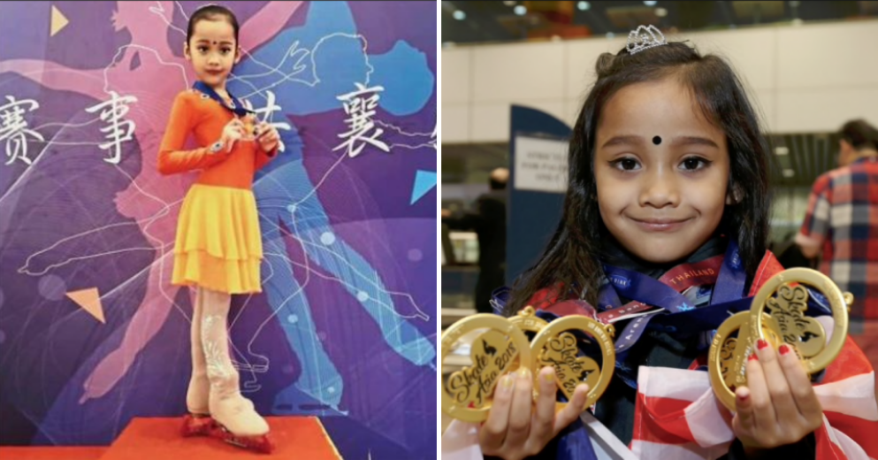 7yo M'sian Ice Skater Nabs 4 Gold Medals in Asian Tour, Aims to Win 2026 Winter Olympics - WORLD OF BUZZ 2