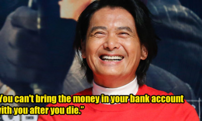 Chow Yun-Fat Will Donate His Entire Wealth Worth RM2.9 Billion to Charity After He Dies - WORLD OF BUZZ