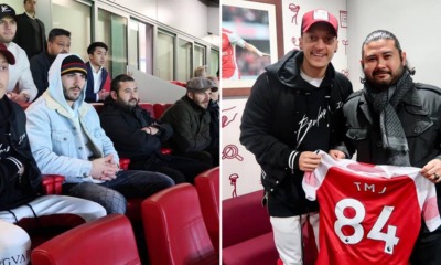 David Beckham & Mesut Ozil Invited TMJ to Watch A Football Match in London - WORLD OF BUZZ 4