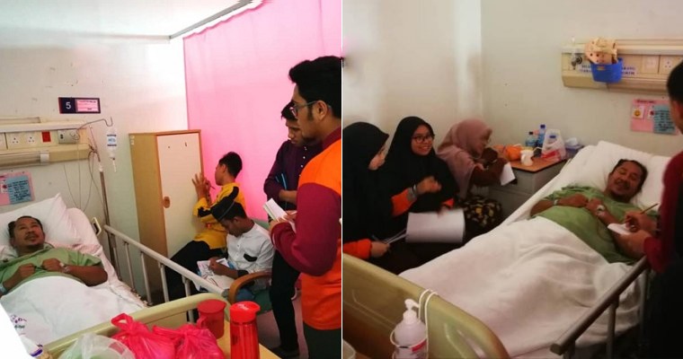 Dedicated Teacher Teaches Student Even Though He's Lying Sick on Hospital Bed - WORLD OF BUZZ 1