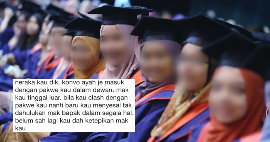 Graduate Leaves Mother Outside Convo Hall To Make Way for Boyfriend! - WORLD OF BUZZ 1