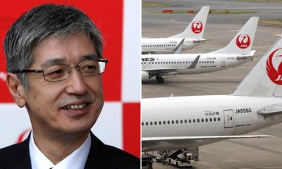 Japan Airlines' President & Top Execs Take 20% Pay Cut To Apologise For Drunk Pilot Incident - WORLD OF BUZZ 2