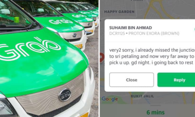 This Grab Driver's Simple Message to His Passenger Just Instantly Went Viral - WORLD OF BUZZ