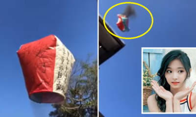 [Video] Guy's Kongming Lantern Went Up in Flames as He Shouts His Wish to Marry K-pop Singer - WORLD OF BUZZ 1