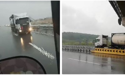 WATCH: Class 3 Lorry Driving Against Traffic On SKVE Goes Viral - WORLD OF BUZZ