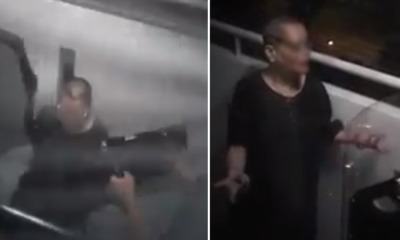Watch How This S’porean Aunty Gets Tasered and Stands Up Right After Like Nothing Happened! - WORLD OF BUZZ