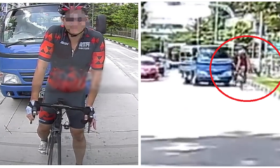 Watch: Rude Cyclist Who Cari Pasal With Lorry Gets His Just Desserts! - WORLD OF BUZZ