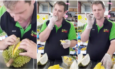 Watch: This Angmoh Can Open A Durian Better Than You - WORLD OF BUZZ 4