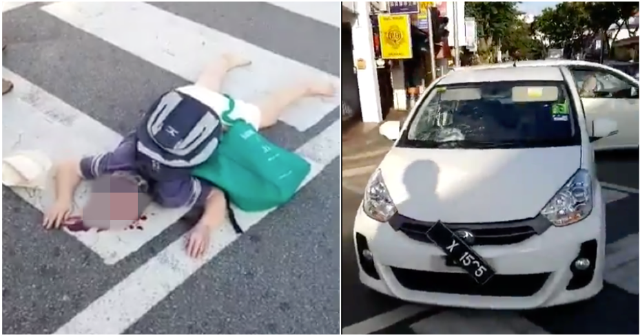 An Elderly Tourist Dies after Being Hit by a Car While Crossing the Road in Penang - WORLD OF BUZZ 1