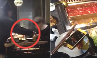 BF Keeps Playing With Phone While On A Date, GF Dumps It In Steamboat And Storms Off - WORLD OF BUZZ