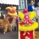 Malay Couple Get Lion Dance & Firecrackers To Celebrate Their Wedding - WORLD OF BUZZ 4