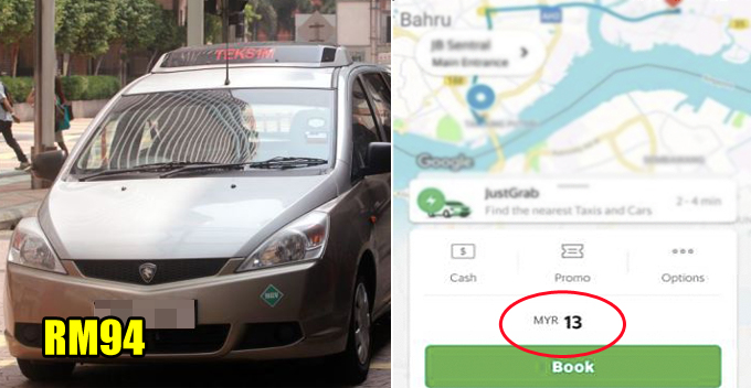M'sian Woman Gets Charged RM94 For 15-KM Taxi Ride, Guess How Much It'd Cost If She'd Taken Grab - WORLD OF BUZZ