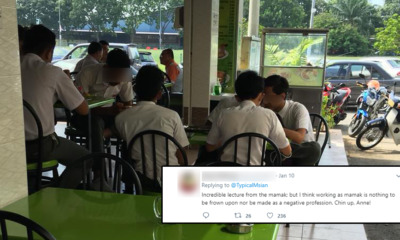 Netizens Applaud Mamak Stall in Cheras For Refusing to Serve High School Students Skipping School - WORLD OF BUZZ