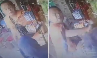 Penang Man Slaps Female Cashier For Telling Him He Could Only Buy 2 Packets of Oil - WORLD OF BUZZ 1