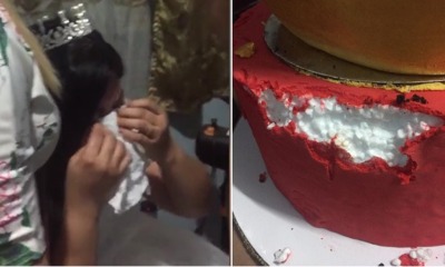 Police Arrest Wedding Planner for Scamming Newlyweds with Cake Made From Polystyrene - WORLD OF BUZZ
