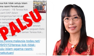 Teresa Kok Slams Slanderous Article, Wants Them To Go To Hell! - WORLD OF BUZZ