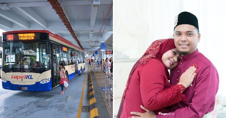 This M'sian Woman Shares Sweet Story of Meeting A RapidKL Bus Driver and Now They're Married! - WORLD OF BUZZ