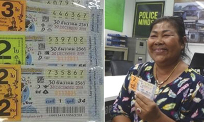 This Thai Woman Wins Lottery And Donates RM250,000 in 2017, Strikes RM3.8 Million in 2018 - WORLD OF BUZZ