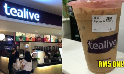 vt pls  You Can Enjoy Any Tealive's Coffees For Just RM5 Up Until 5 January 2019 - WORLD OF BUZZ