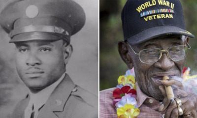 WW2 Veteran Who Loved Cigars, Whiskey, Sugar And Coffee Dies At 112 Years Old - WORLD OF BUZZ