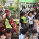 Devoted Father Visits Daughter's School in Iron Man Suit; Stops All Classes - WORLD OF BUZZ 4