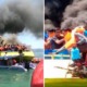 Ferry in Langkawi Suddenly Catches Fire, Passengers Seen Jumping into Sea to Save Themselves - WORLD OF BUZZ 5