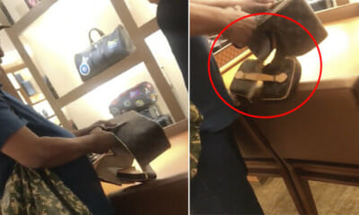 Man Cuts Open LV Bag In KLCC Because The Staff Judges Him Based On His Clothes - WORLD OF BUZZ
