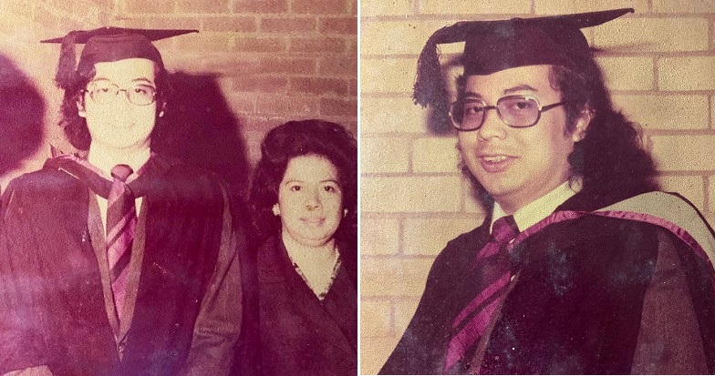 Najib Shares His Graduation Picture From 1974 & Says He Looks "Cool" With Long Hair - WORLD OF BUZZ 1